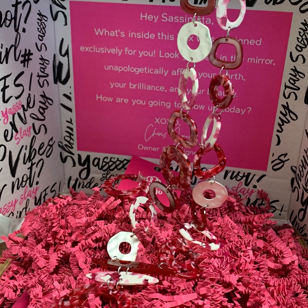 Sassy Jones Zoey Necklace & Hoops ..